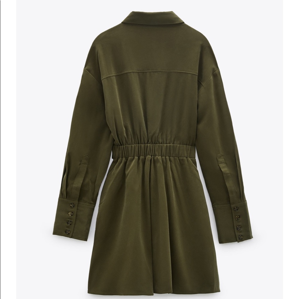 Zara Belted Shirt Dress - Picture 5 of 7